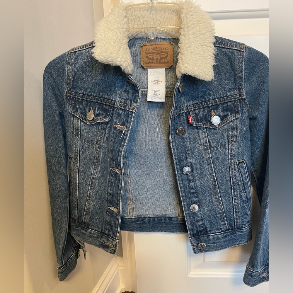 Girls Levi Strauss Jean Jacket size small